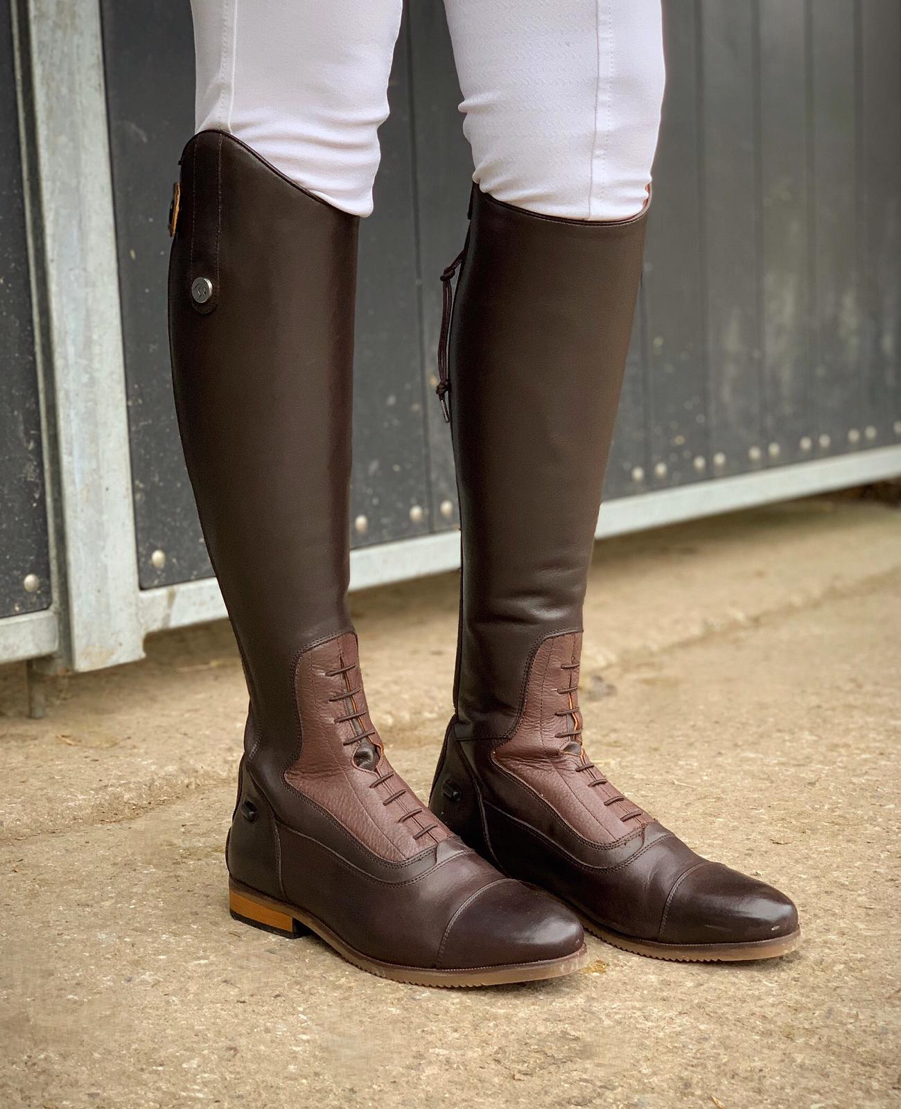 long leather riding boots